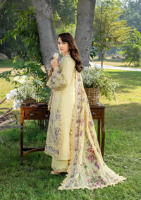 RANG RASIYA-3PC LAWN EMBROIDERED SHIRT WITH KHADDI NET EMBROIDERED DUPATTA AND TROUSER-BIC-4801