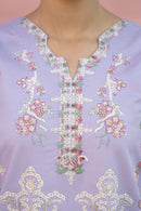 MIRAKHI-3PC LAWN EMBROIDERED SHIRT WITH KHAADI NET EMB DUPATTA & TROUSER-BIC-3805