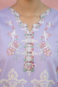 MIRAKHI-3PC LAWN EMBROIDERED SHIRT WITH KHAADI NET EMB DUPATTA & TROUSER-BIC-3805