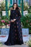 BAREEZE-3PC DHANAK EMBROIDERED SHIRT WITH DHANAK EMBROIDERED SHAWL AND TROUSER-BIC-5296