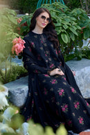 BAREEZE-3PC DHANAK EMBROIDERED SHIRT WITH DHANAK EMBROIDERED SHAWL AND TROUSER-BIC-5296
