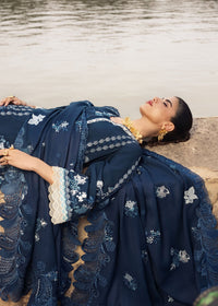 BATIK-3PC DHANAK EMBROIDERED SHIRT WITH CHIFFON EMBROIDERED DUPATTA AND EMB TROUSER -BIC-5156