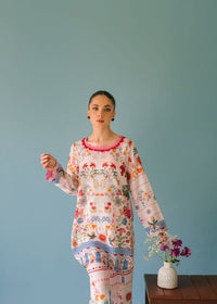 BRANDSINN-2PC SHAMOZE SILK PRINTED SHIRT & SHAMOZE SILK PRINTED TROUSER-BIC-2006