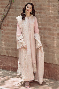JAZMIN-3PC LAWN CHIKANKARI EMBROIDERED SHIRT WITH KHADDI NET EMB DUPATTA AND TROUSER -BIC-4552