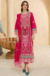 JAZMIN-3PC LAWN LASER EMBROIDERED SHIRT WITH LAWN LASER  EMBROIDERED READY TO WEAR DUPATTA-BIC-3649