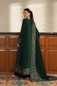 AFROZEH-3PC KARANDI EMBROIDERED SHIRT WITH KARANDI EMB SHAWL AND TROUSER-BIC-5195
