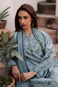 BATIK-3PC LAWN EMBROIDERED SHIRT WITH KHADDI NET EMB DUPATTA AND TROUSER-BIC-4750