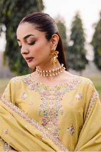 BATIK-3PC LAWN EMBROIDERED SHIRT WITH CHIFFON EMBROIDERED DUPATTA AND TROUSER-BIC-4816