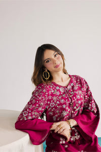 BATIK-2PC LAWN EMBROIDERED SHIRT WITH LAWN EMBROIDERED SLEEVES-BIC-268