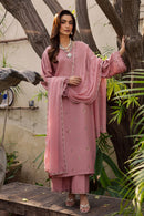 BATIK-3PC LAWN EMBROIDERED SHIRT WITH CHIFFON EMBROIDERED DUPATTA AND TROUSER-BIC-4755